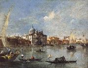 Francesco Guardi The Giudecca with the Zitelle oil on canvas